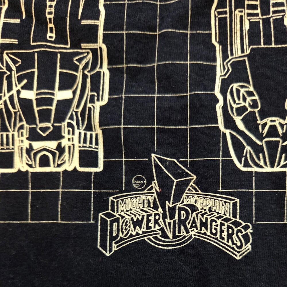 Navy blue Power Rangers Megazord T-shirt